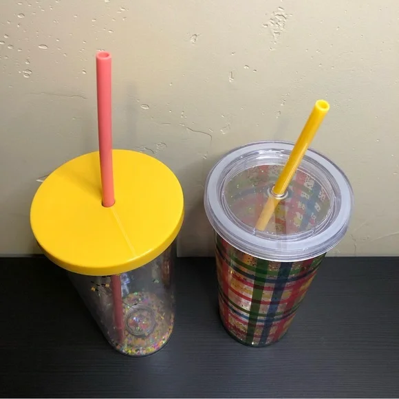Two BANDO BAN.DO Sip Sip 20oz Tumbler W/Straw - Picture 2 of 3